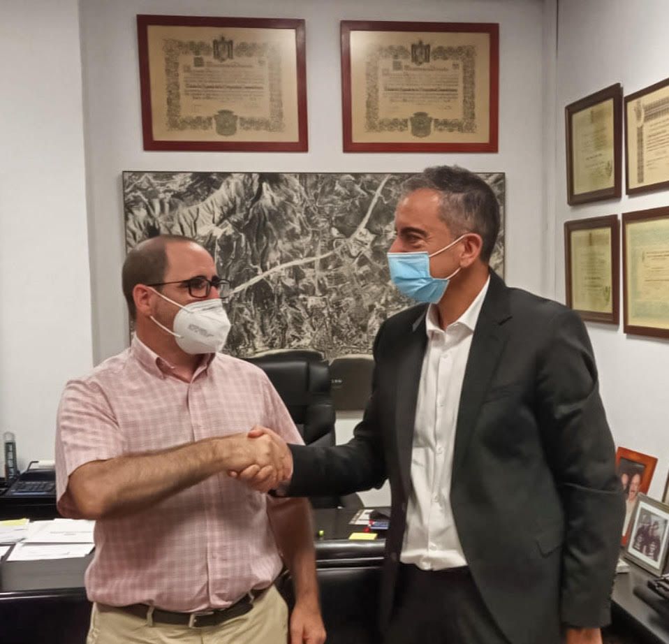 Foto de Miguel Ángel Sotillos, presidente de Aptur y Miguel Murillo,