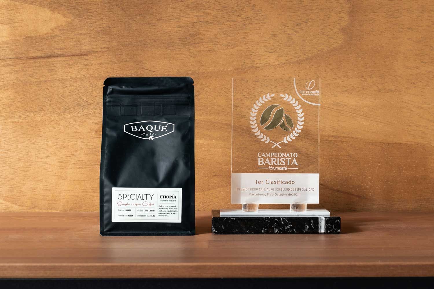 Cafés Baqué recibe el premio al Mejor Café de Especialidad en el Fórum de Café 2021