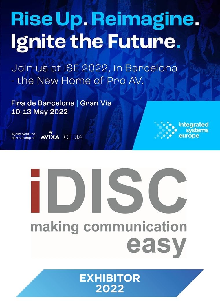 Foto de iDISC en ISE 2022 Barcelona