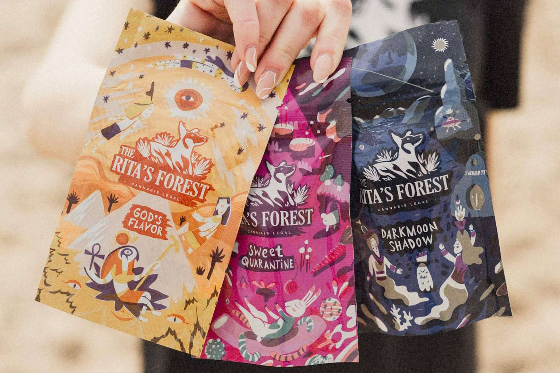 Las flores de CBD de The Rita´s Forest que destacan por su exquisito aroma, Sweet Quarantine